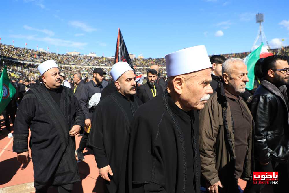 وداع مليوني في تشييع القائد التاريخي السيد حسن نصر الله  والسيد هاشم صفي الدين في بيروت  الجزء الثالث